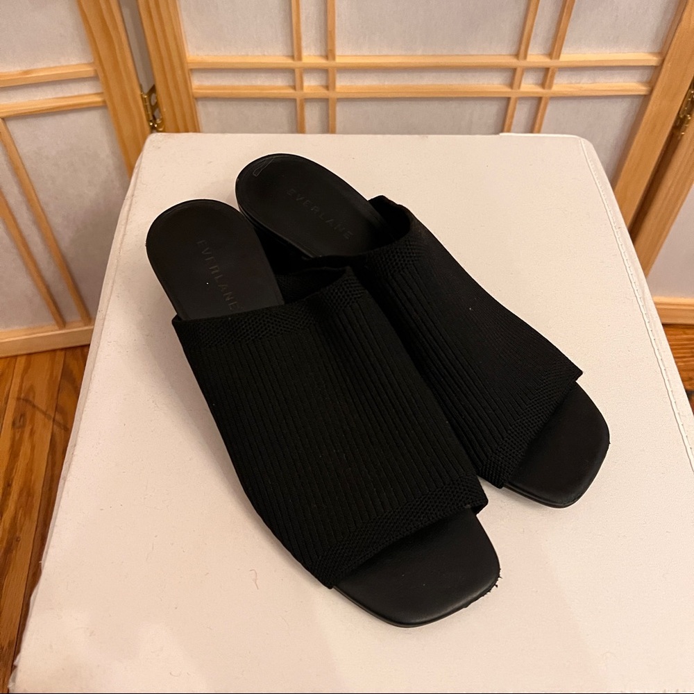 Everlane “The Glove Mule” in ReKnit black